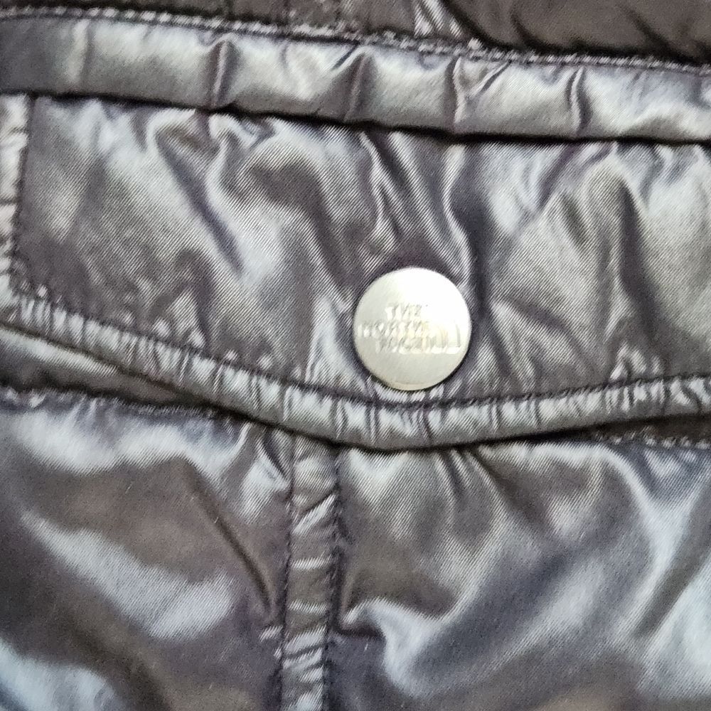Kids The North Face Cocolee Black Gold Down Puffer Coat M 10/12 - Picture 8 of 16